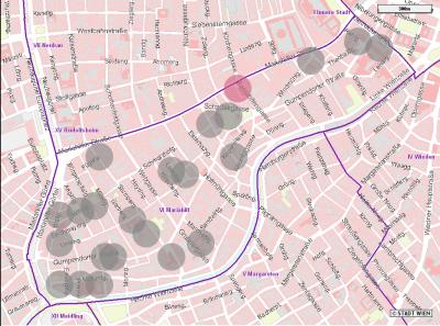 Schutzzonen Stadtplan 6.Bezirk